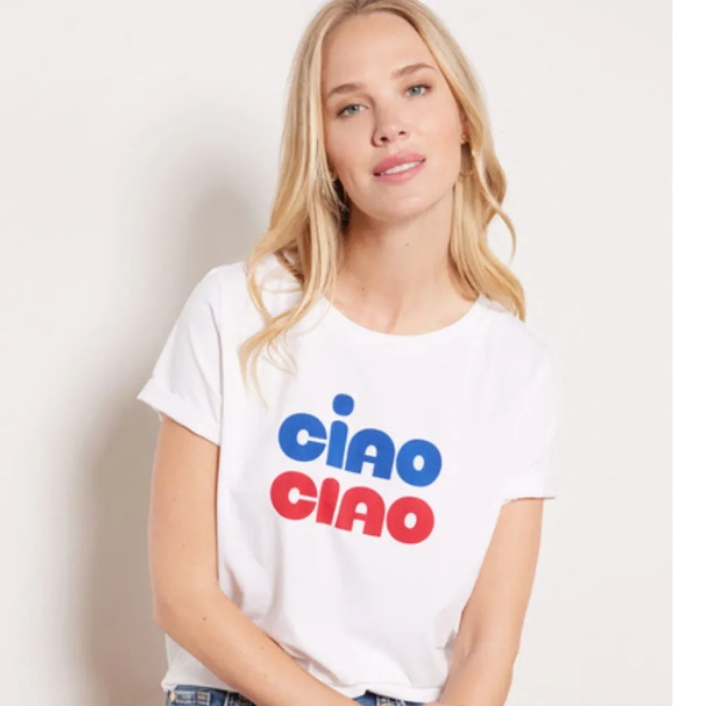 - Evereve Lola Ciao Tee shirt CIAO BELLA! SOLD OUT EVERYWHERE LIMITED EDITION - Picture 1 of 2
